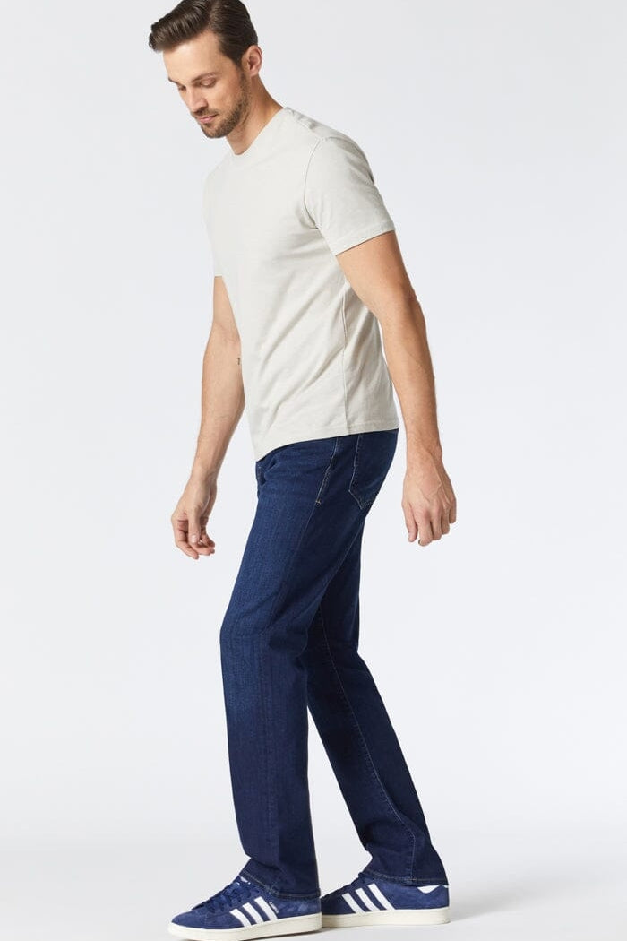 Wholesale,Mavi, Mavi Deep Brushed Zach Straight Leg Jeans, Blue, 40W-30L-Tag40