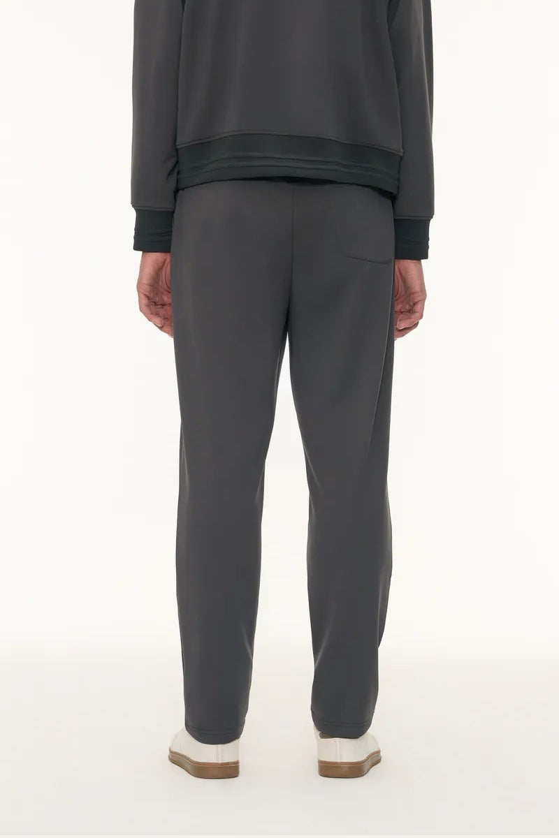 Direct From Brand,FYNE, FYNE Dark Grey Drawstring Performance Casual Pants, Grey, 32W-30L-TagM