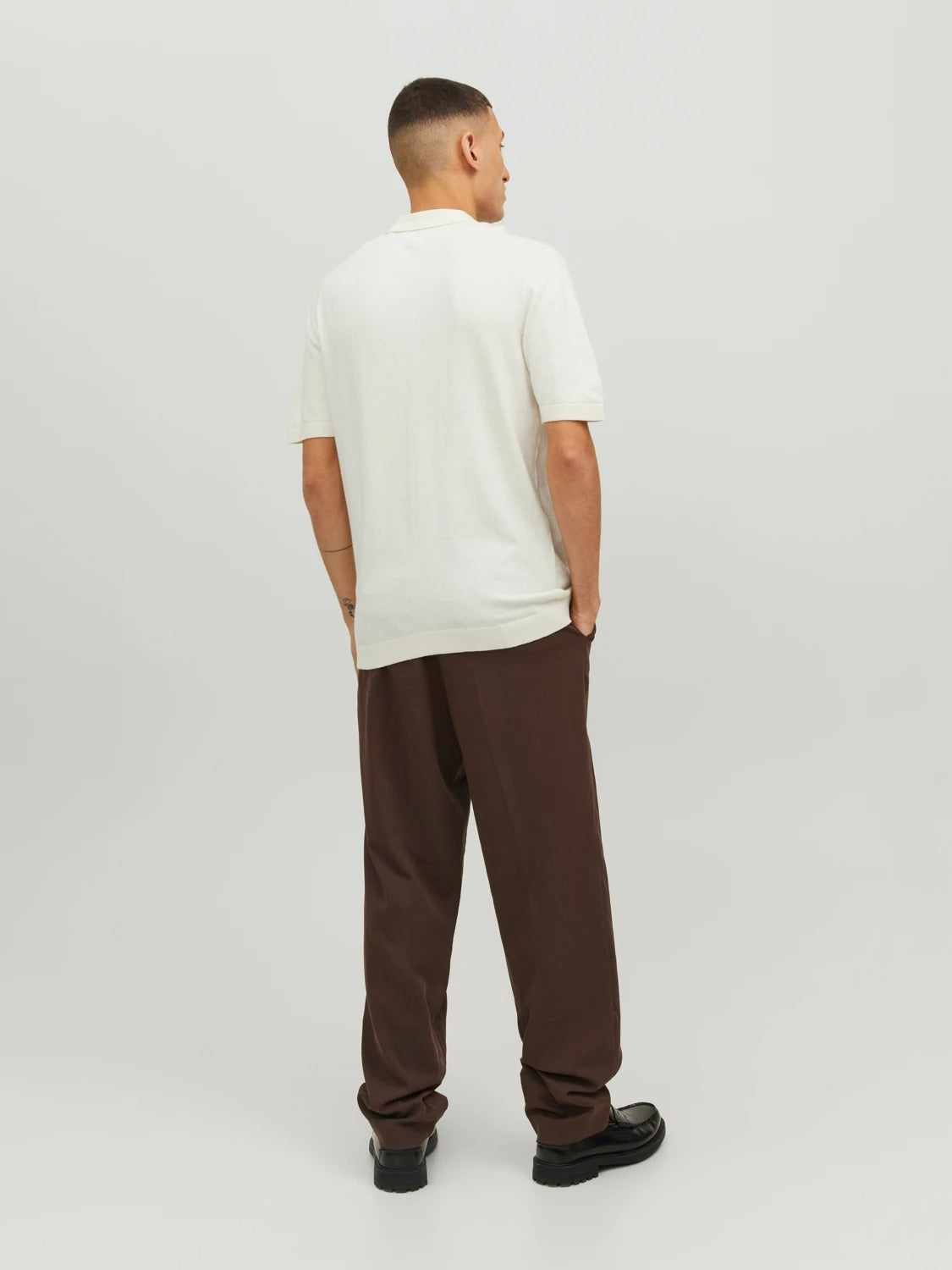 Wholesale,Jack & Jones, Jack & Jones White Short Sleeve Polo, White, Large-44-TagLSmall-39-TagMSmall-40-TagSSmall-36-TagXS