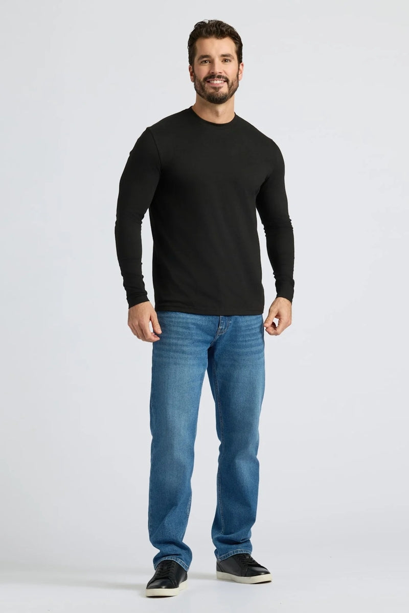 Faire,True Classic, True Classic Black Long Sleeve T-Shirt, Black, Medium-40-TagM