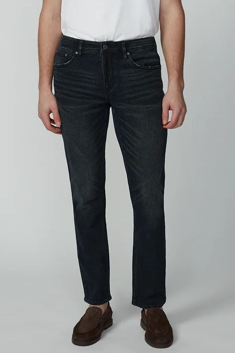 Wholesale,Projek Raw, Projek Raw Blue-Black 5-Pocket Athletic Straight Fit Jeans, Blue, 38W-32L-Tag38