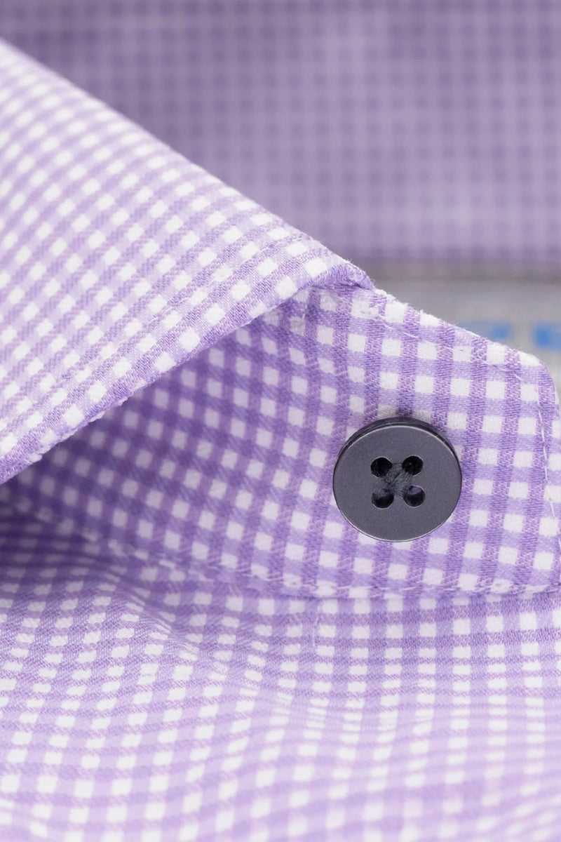 Wholesale,Twillory, Twillory Lavender Mini Check Performance Shirt, Purple, Medium-45-Tag16