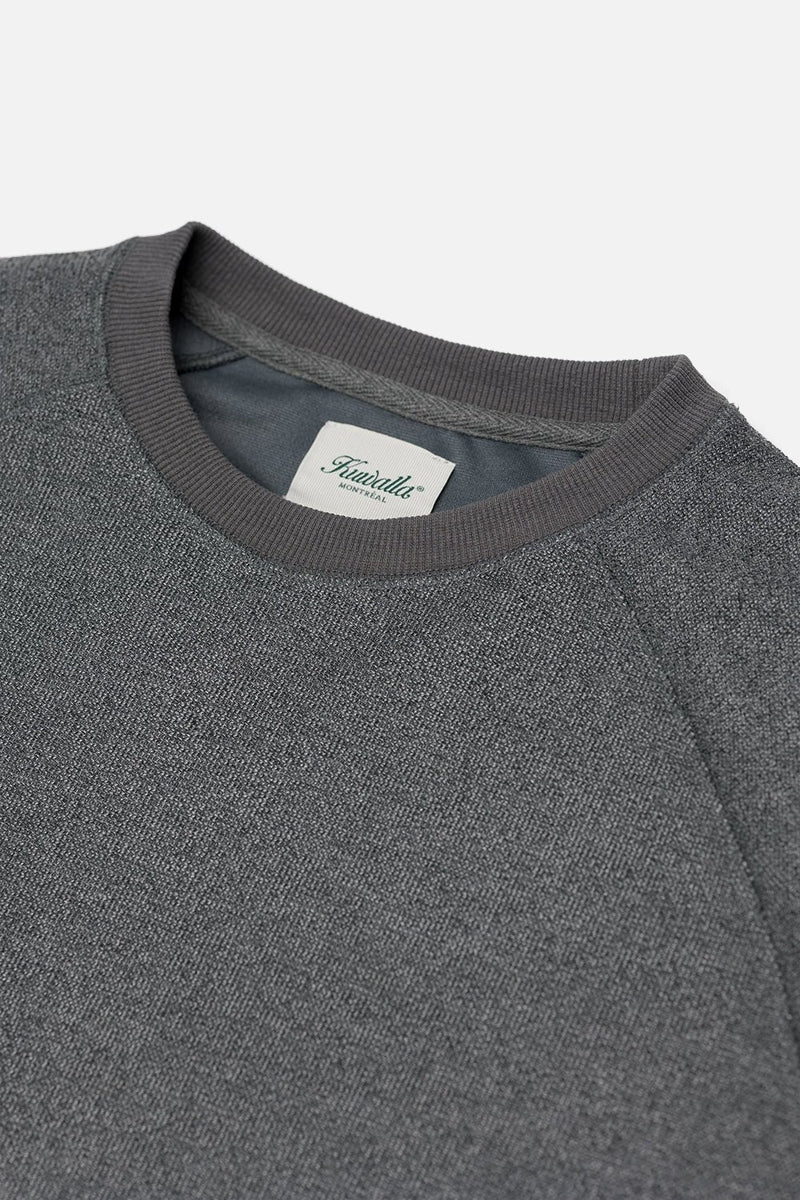 Wholesale,Kuwalla, Kuwalla Grey Marled Crewneck Thermal, Grey, Large-46-TagL