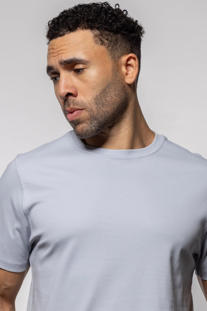 Wholesale,Mason Cruz, Mason Cruz Light Blue Performance Tee, Blue, Large-44-TagL