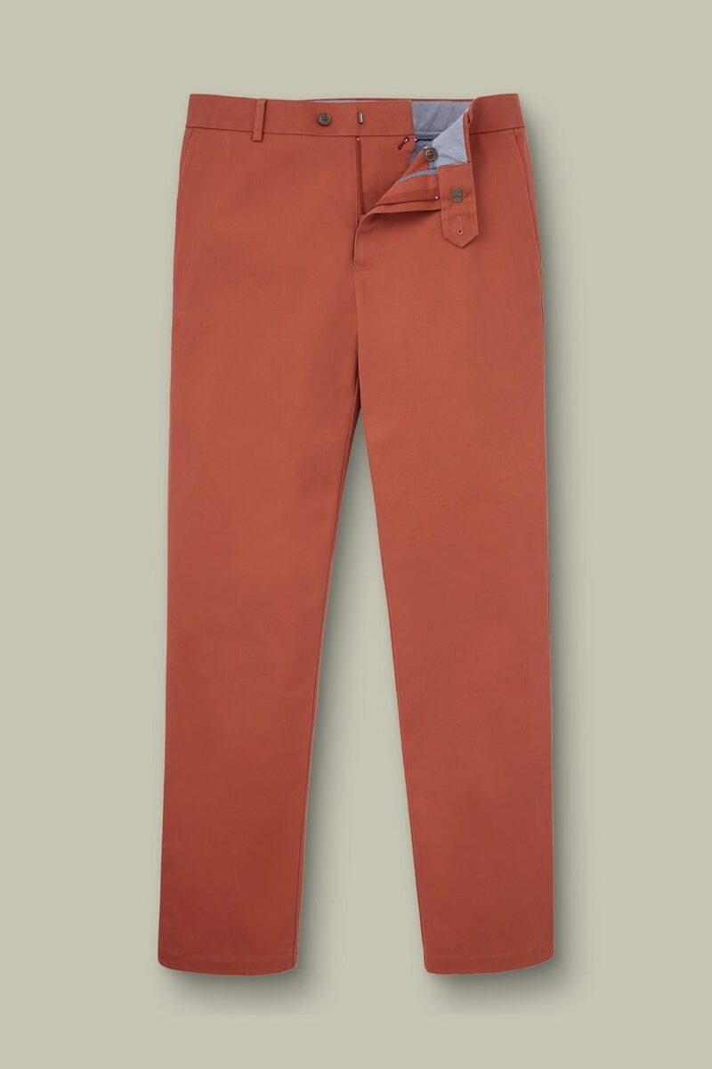 Wholesale,Charles Tyrwhitt, Charles Tyrwhitt Rust Slim Fit Chino Pant, Orange, 30W-30L-Tag30