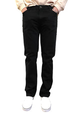 Brisk Black Slim Straight Comfort Stretch Jeans