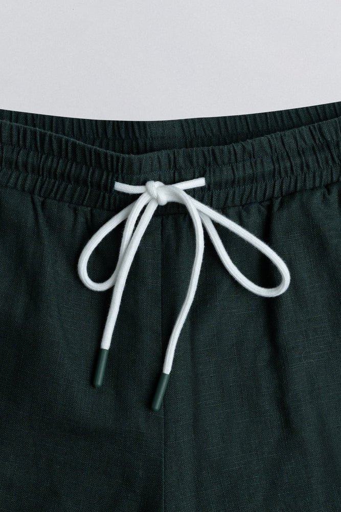 Wholesale,Champlain, Champlain Green Linen Drawstring 4