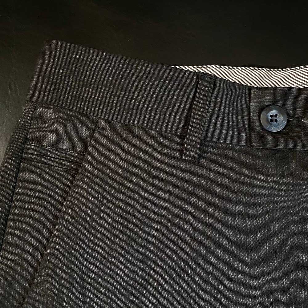 Brand Partner,PROFI, PROFI Grey Black Premium Cool-yarn Multi-pockets Smart Casual Functional Pants, Black, 30W-30L-Tag30