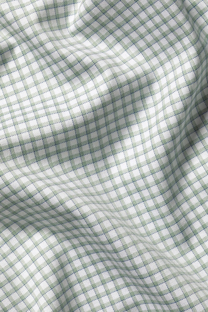Wholesale,Charles Tyrwhitt, Charles Tyrwhitt Green Oxford Check Shirt, Green, Medium-44-Tag16Extra Large-48-Tag17Small-40-Tag15