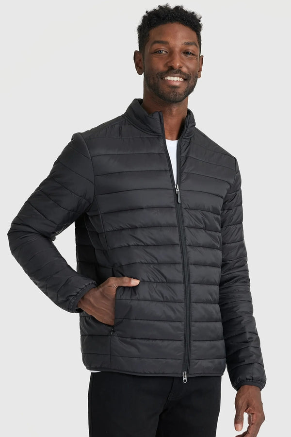 True Classic Black Puffer Jacket