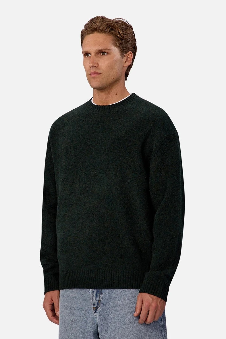 Wholesale,INDUSTRIE AUSTRALIA, INDUSTRIE AUSTRALIA Green Crewneck Sweater, Green, Medium-47-TagMLarge-50-TagLExtra Large-52-TagXL