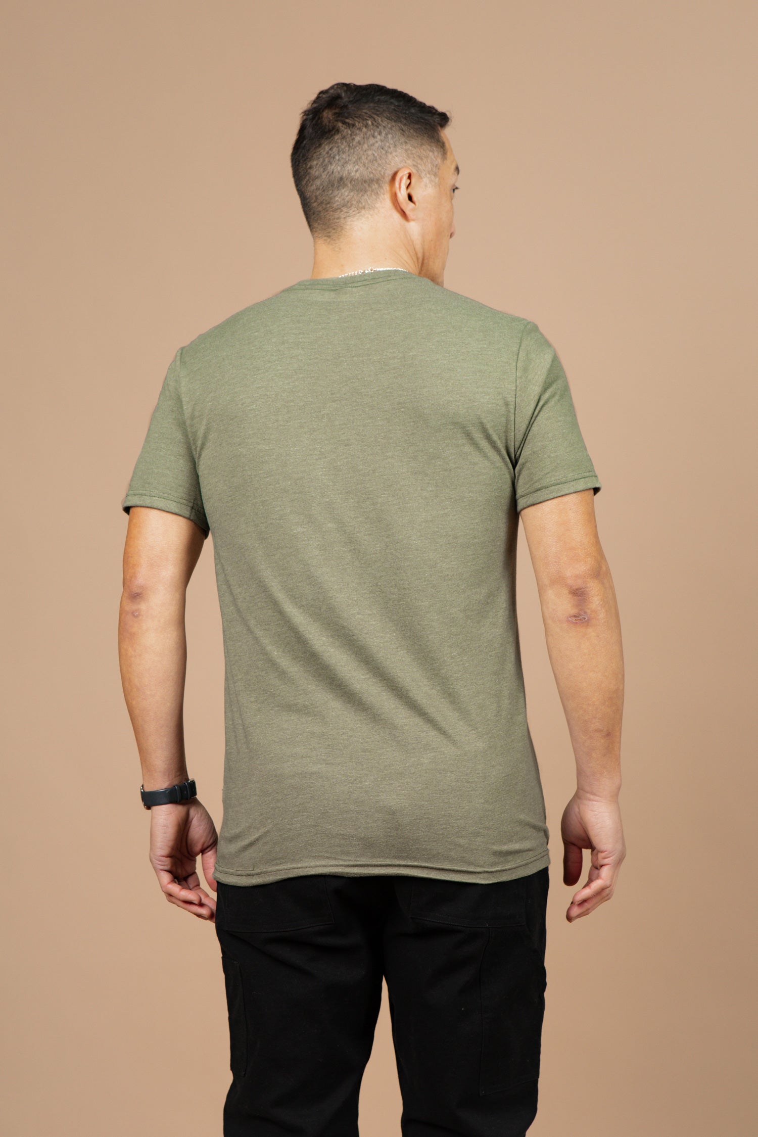Faire,Bridge & Burn, Bridge & Burn Olive Flown Bird Print Graphic Tee, Green, Small-37-TagS