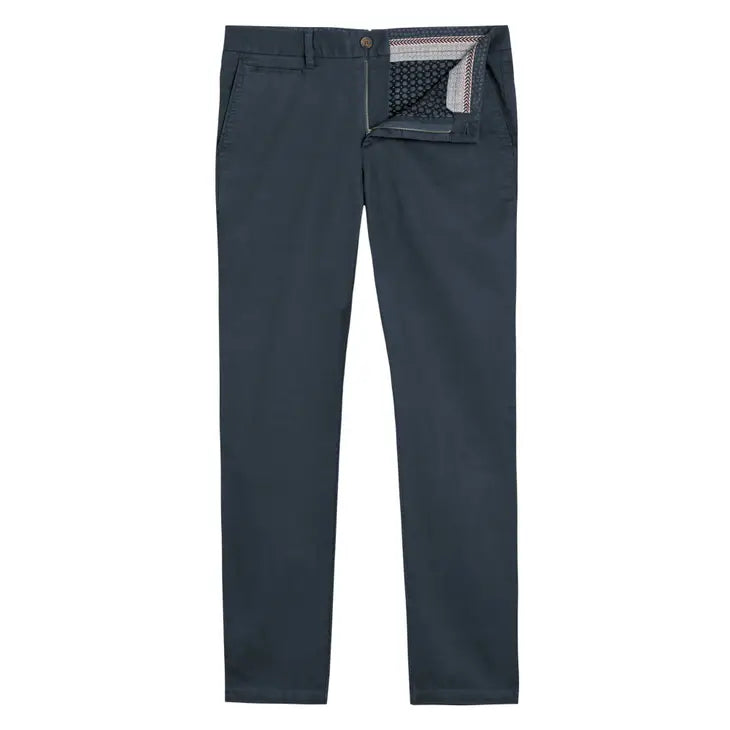 Faire,Perk, Perk Dark Blue Slim Fit Chinos, Blue, 36W-30L-Tag36