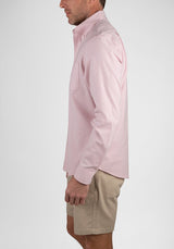 Tailor Vintage Candy Pink Airotec Stretch Long Sleeve Shirt