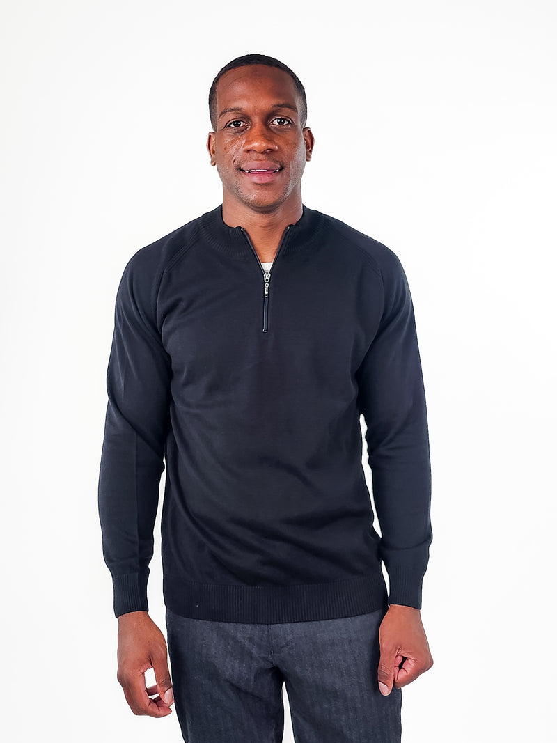 Jakamen Black Quarter Zip Pullover