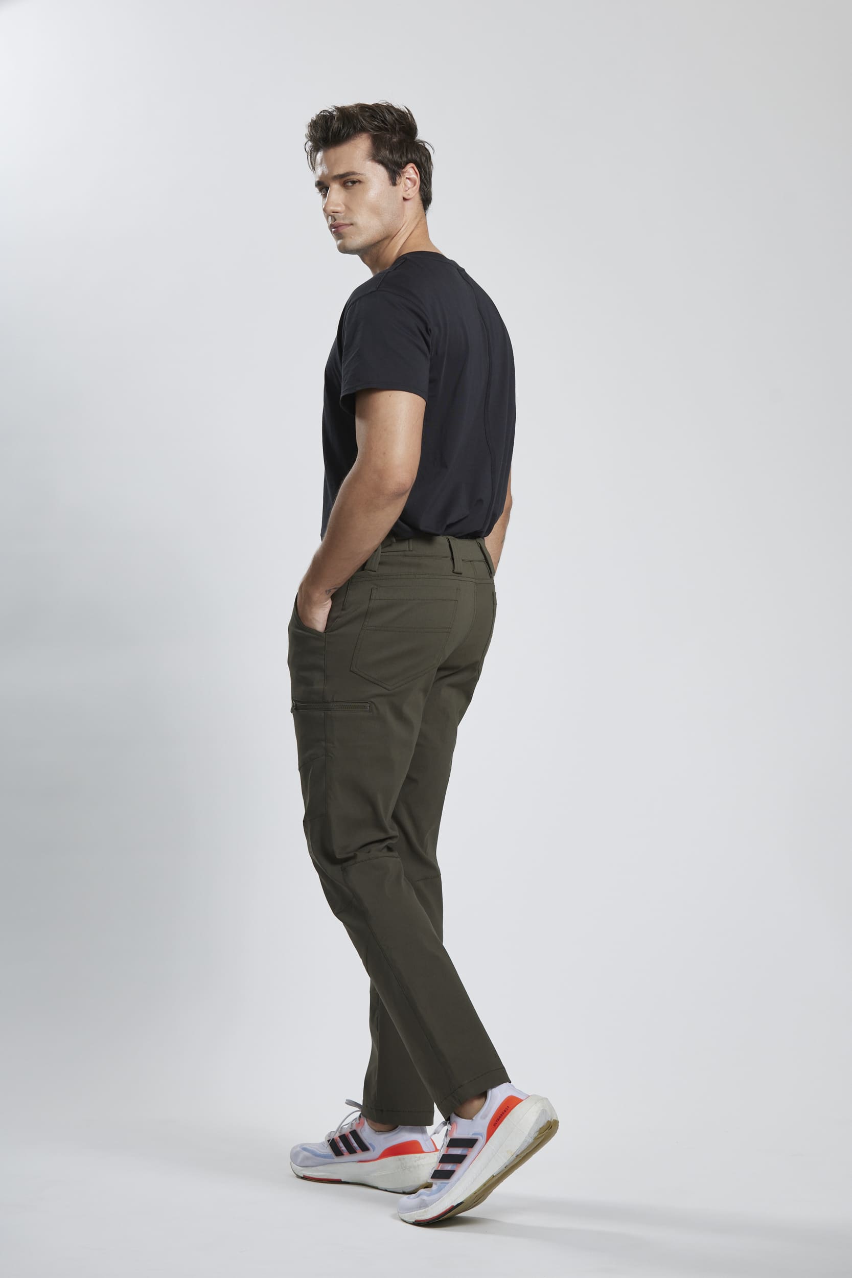 Direct From Brand,PROFI, PROFI Military Green All-Purpose Multi-Pocket UV-resistant Functional Pants, Green, 30W-31L-Tag30