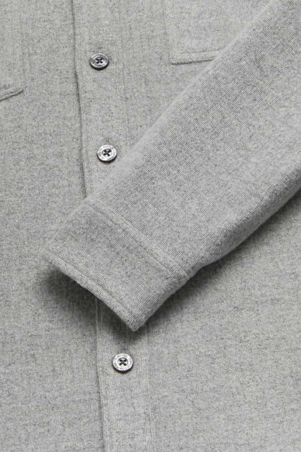 Wholesale,Surfside Supply, Surfside Supply Heather Grey Soft Textured Overshirt, Grey, Small-44-TagS