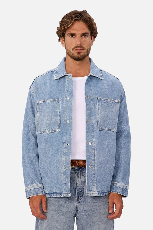 INDUSTRIE AUSTRALIA Blue Denim Overshirt