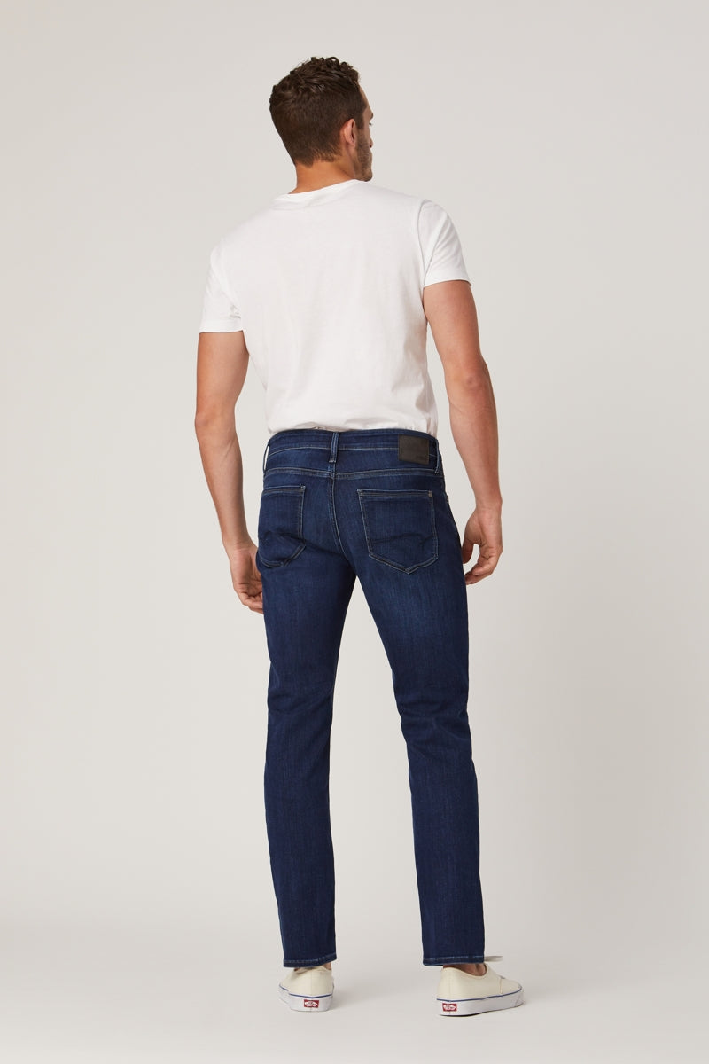 Wholesale,Mavi, Mavi Dark Blue Supermove Zach Straight Leg Jeans, Blue, 34W-34L-Tag34