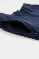 Eubi Navy Blue Golf 9" Shorts with Hidden Drawstrings