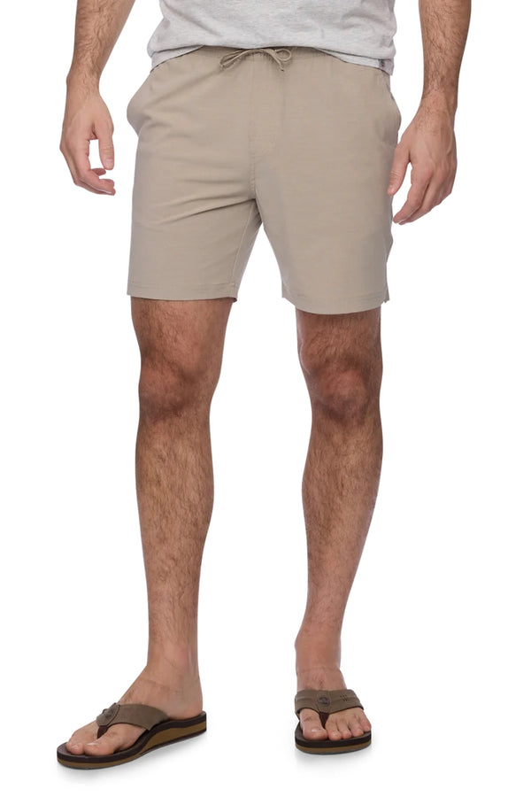 Flag & Anthem Khaki Drawcord 7" Hybrid Shorts