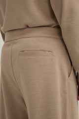 FYNE Tan Pleated Sweatpants