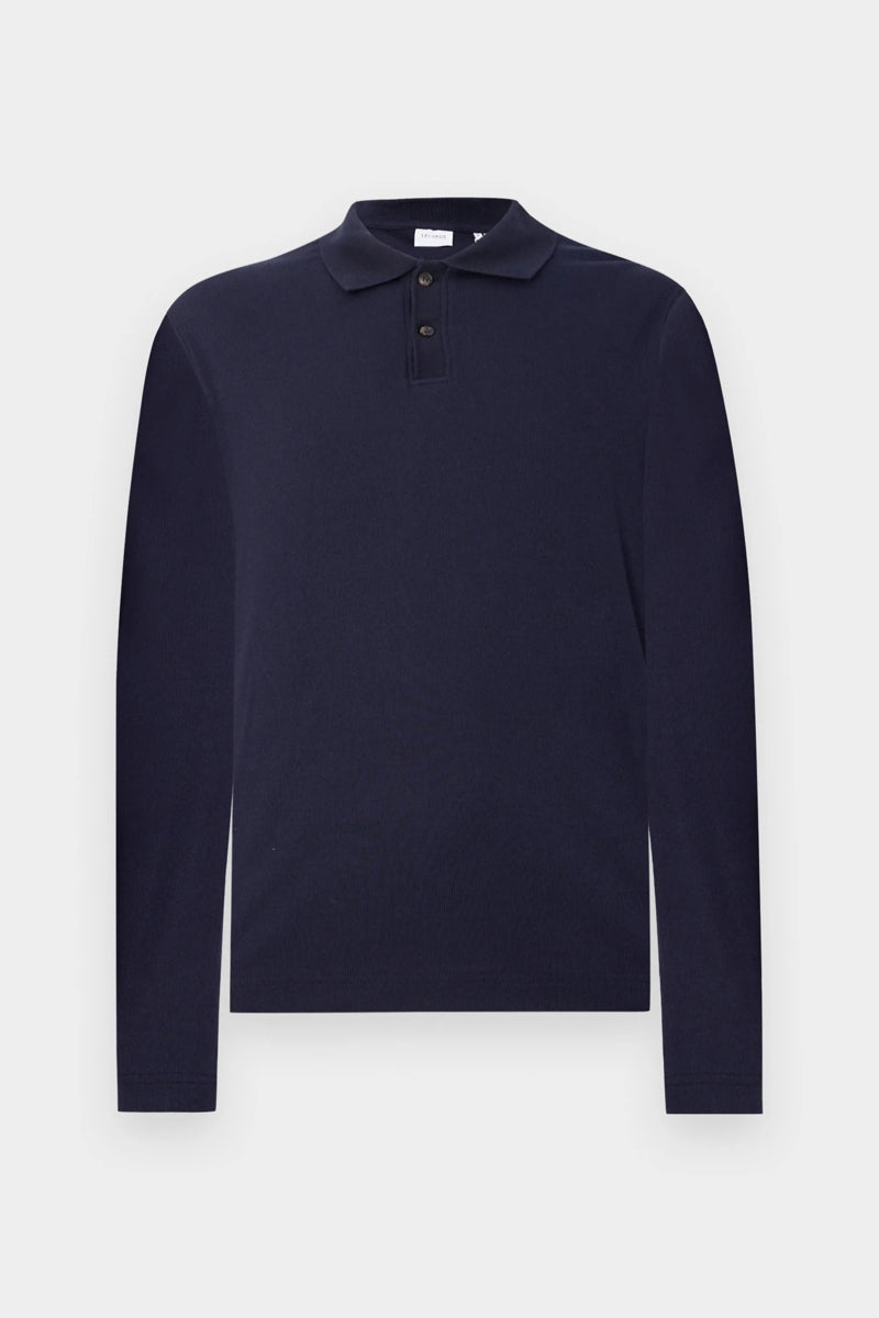 Wholesale,Les Deux, Les Deux Dark Navy Knit Polo, Blue, Medium-44-TagM