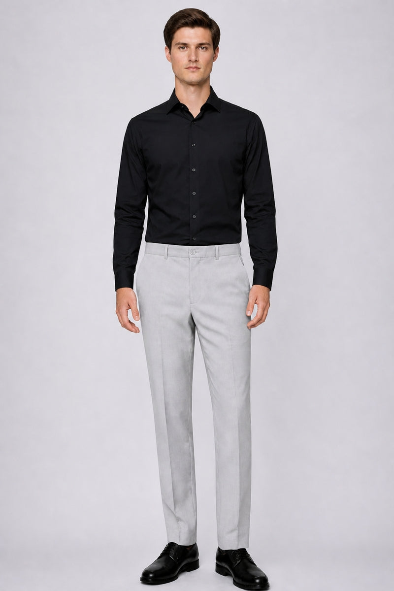 Wholesale,Projek Raw, Projek Raw Silver Classic Fit Chino Dress Pants, Grey, 34W-32L-Tag3432W-32L-Tag32