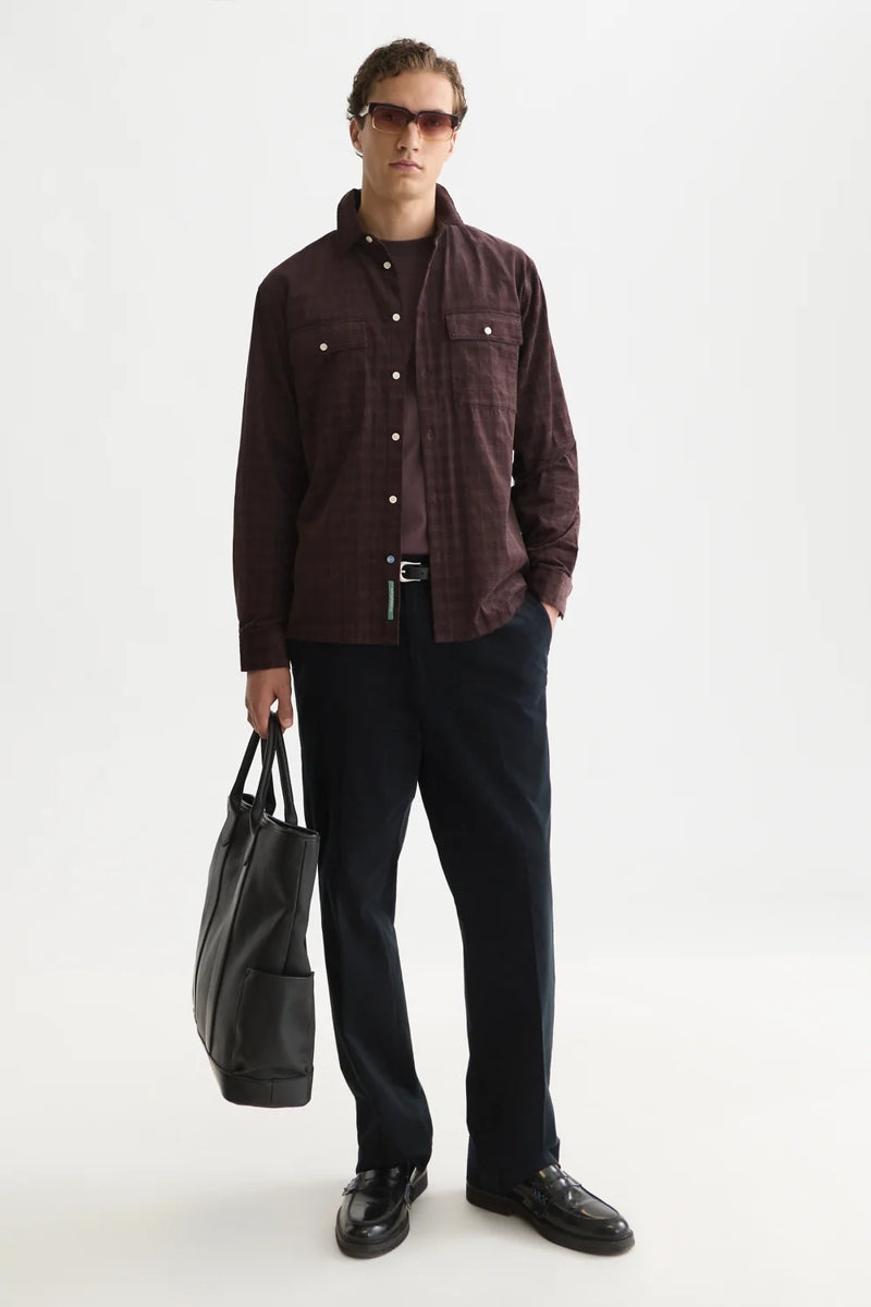 Wholesale,Scotch & Soda, Scotch & Soda Brown Corduroy Checked Overshirt, Brown, Small-44-TagSMedium-46-TagMLarge-48-TagLExtra Large-51-TagXLExtra Extra Large-54-TagXXL