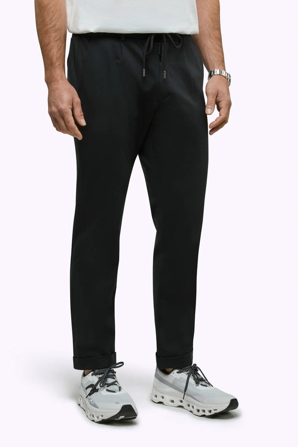 CUTS Black Straight Leg Performance Knit Pants
