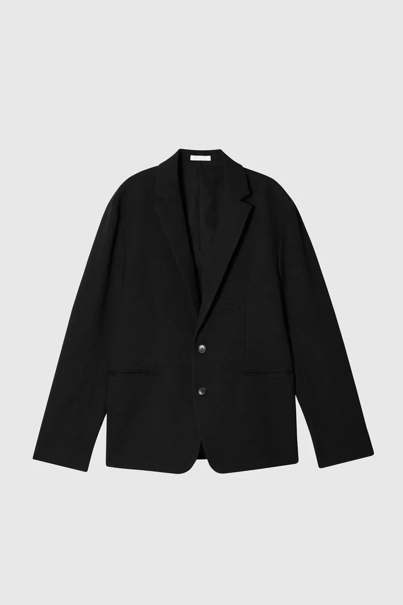 Direct From Brand,FYNE, FYNE Black Wrinkle Resistant Blazer, Black, Large-44-TagL