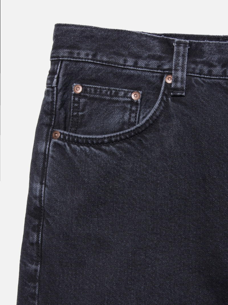 Wholesale,Nudie Jeans, Nudie Jeans Black Vintage Straight Leg Premium Jeans, Black, 38W-34L-Tag38
