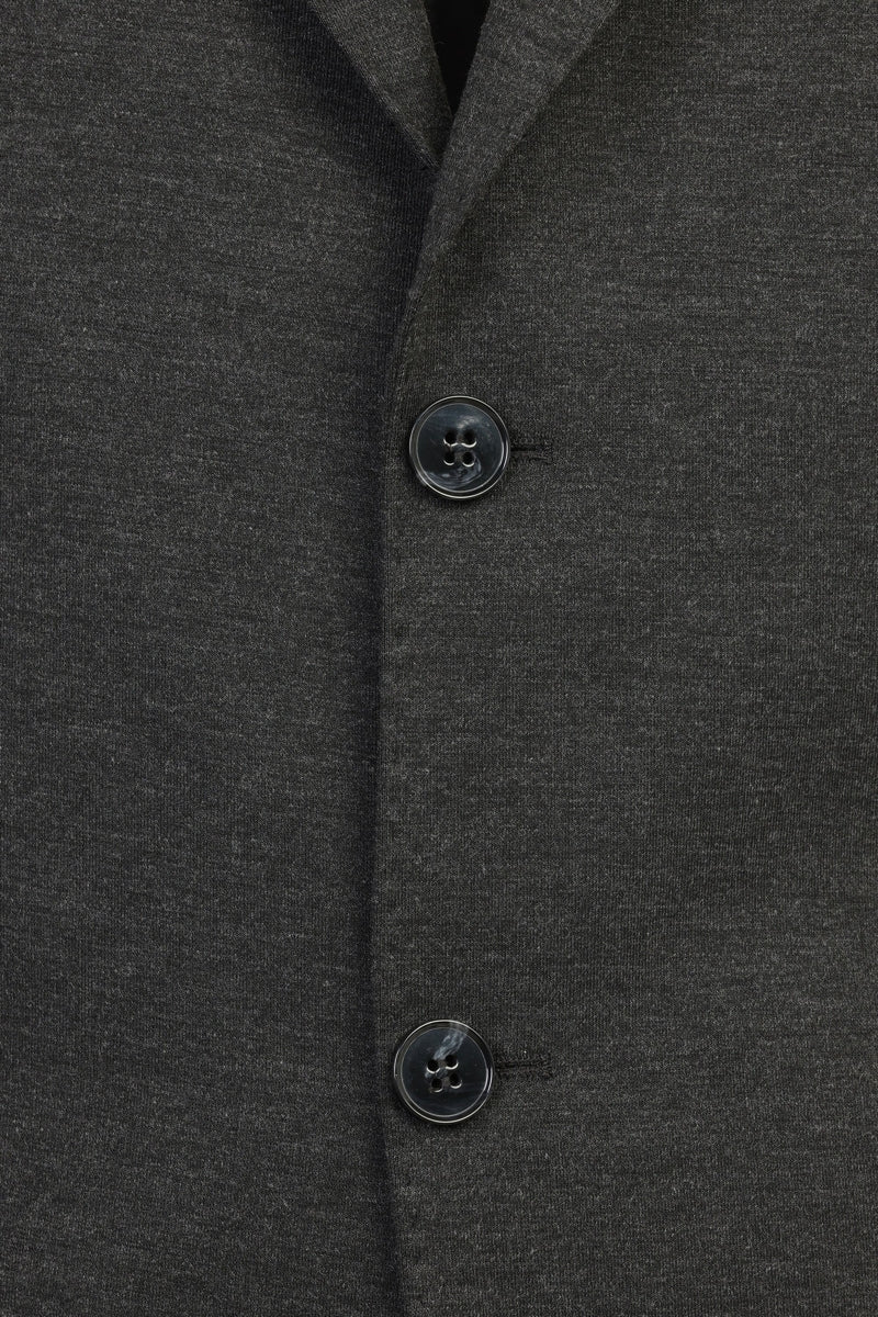 Wholesale,Luchiano Visconti, Luchiano Visconti Grey Melange Knit Blazer, Grey, Small-38-Tag38Medium-40-Tag40Large-42-Tag42Large-44-Tag44