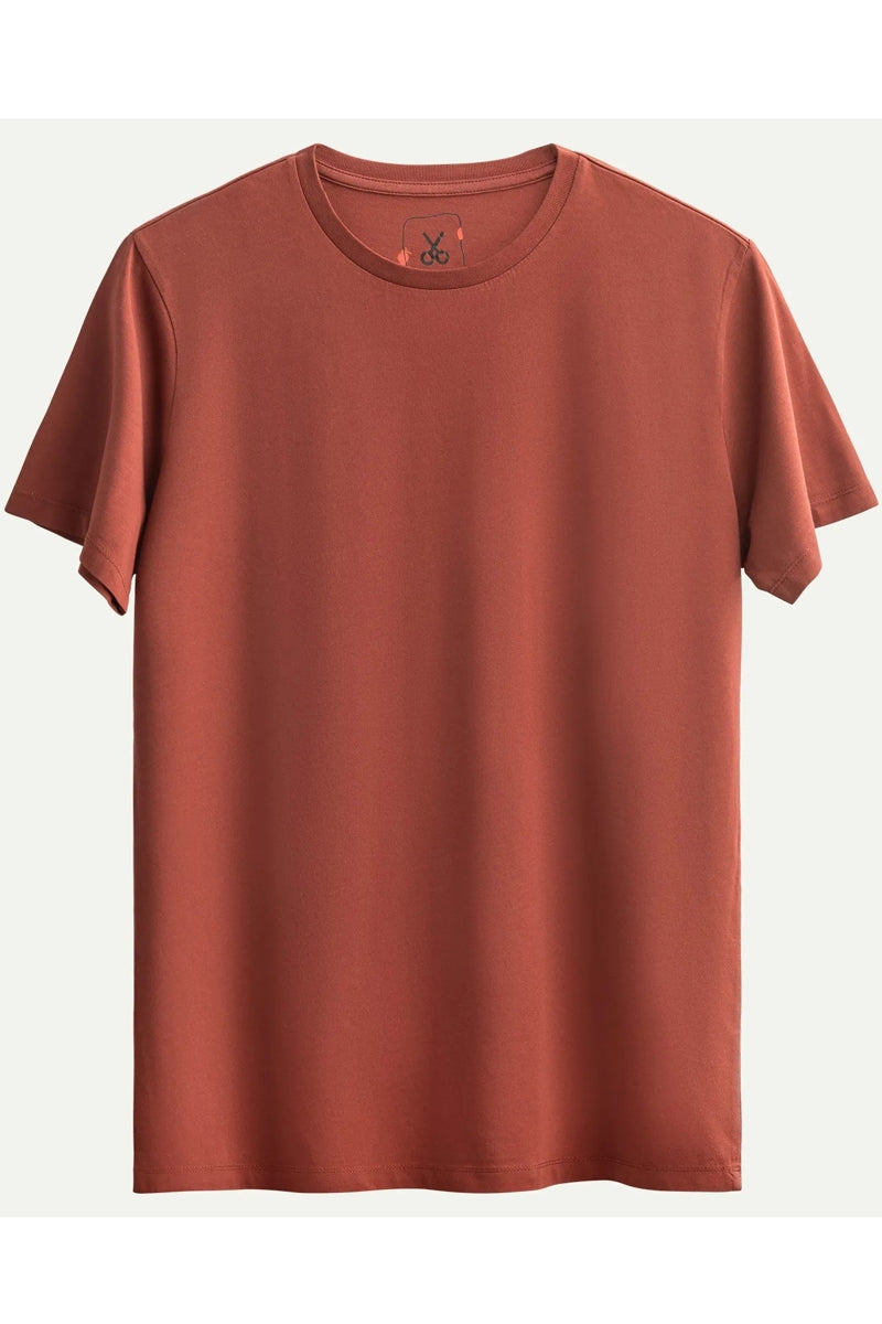 Wholesale,KAFT, KAFT Brick Combed Cotton T-Shirt, Red, Medium-44-TagM