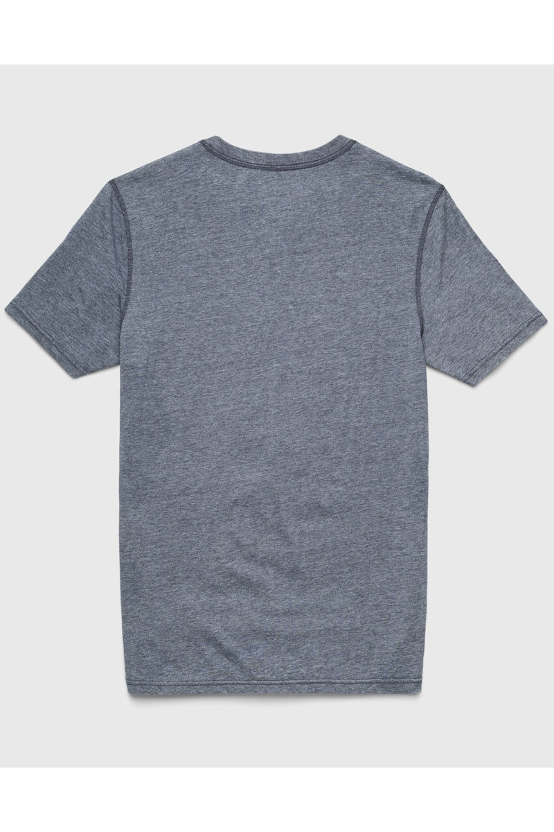 Wholesale,Surfside Supply, Surfside Supply Navy Burnout Dyed Soft Knit Henley, Blue, Extra Large-46-TagXL