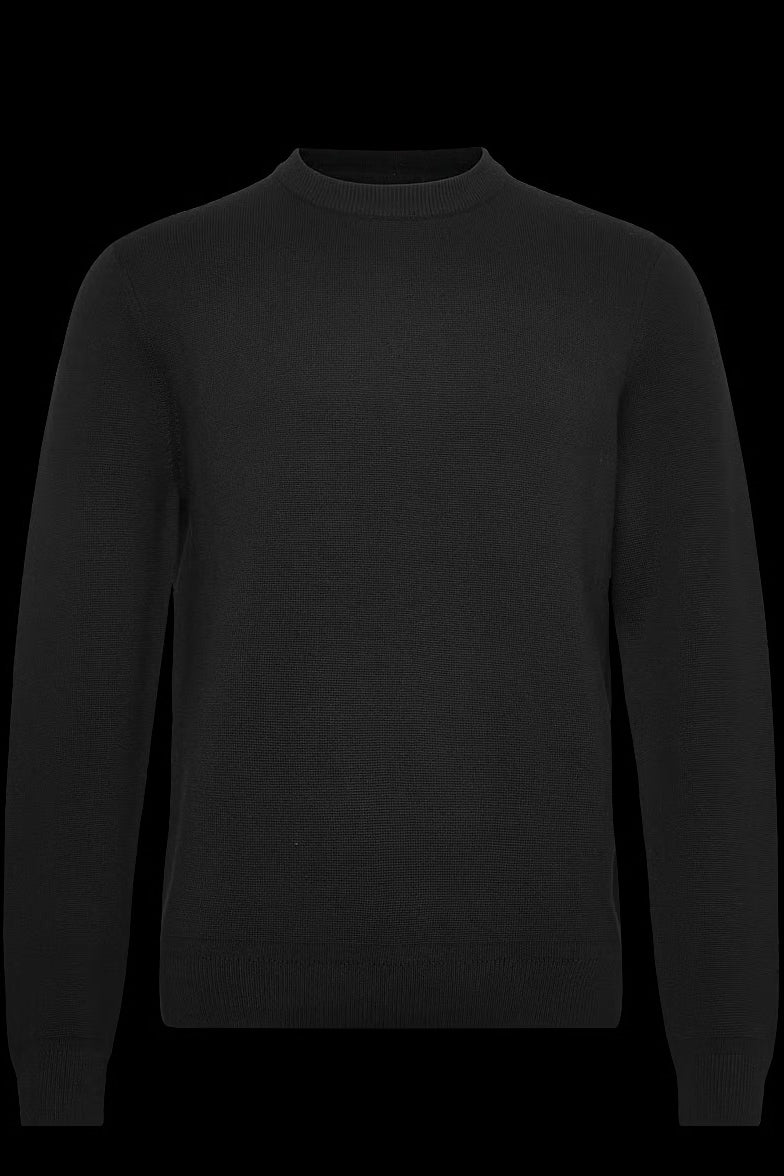 Wholesale,Casual Friday, Casual Friday Black Milano Knitted Sweater, Black, Large-44-TagL