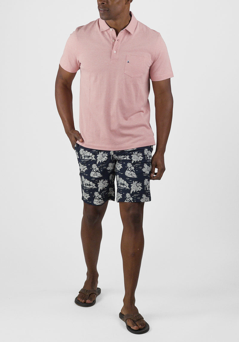 Brand Partner,Tailor Vintage, Tailor Vintage Dusty Rose Airotec Birdseye Pique Polo, Pink, Medium-42-TagMLarge-44-TagLExtra Large-48-TagXLExtra Extra Large-52-TagXXLSmall-38-TagS