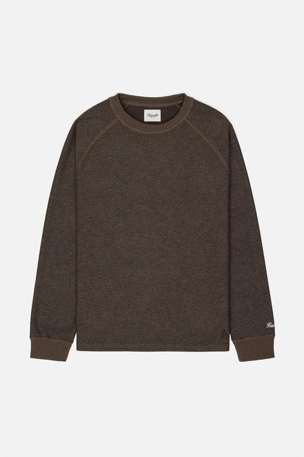 Kuwalla Brown Marled Crewneck Thermal