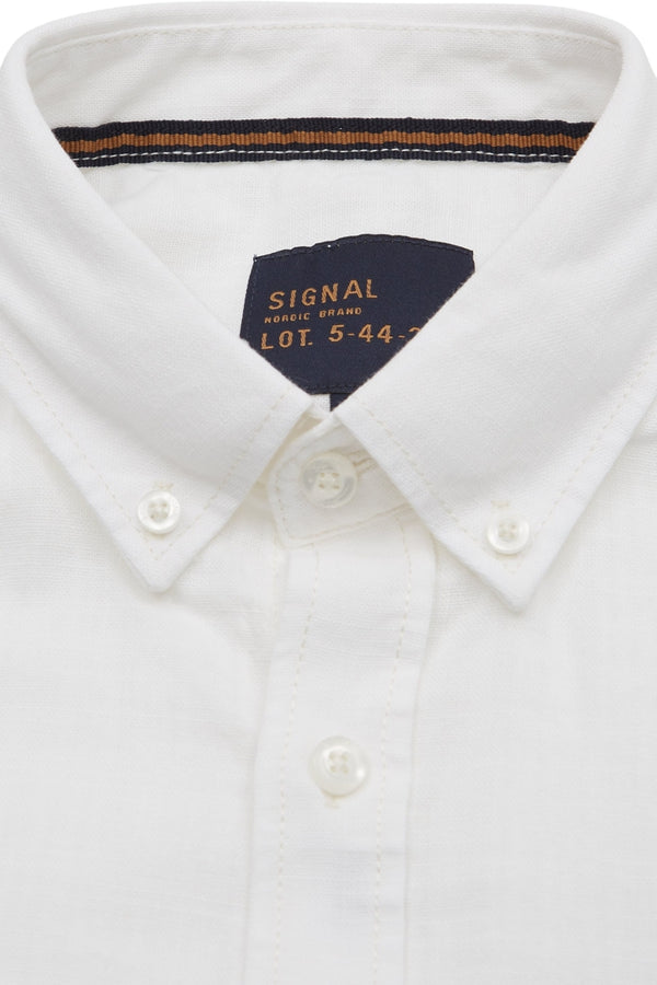 Signal Clothing White Stretch Shirt