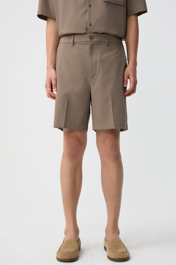 FYNE Oak Brown Moisture-wicking Shorts