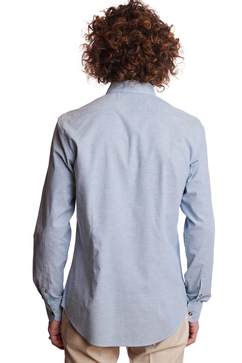 Wholesale,Paisley & Gray, Paisley & Gray Blue Chambray Button Down Shirt, Blue, Medium-41-TagM