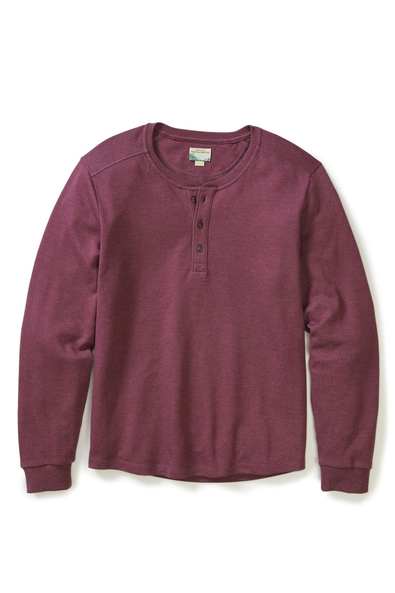 Wholesale,Marine Layer, Marine Layer Fig Stretch Henley, Purple, Small-41-TagSMedium-44-TagMLarge-47-TagLExtra Large-50-TagXLExtra Extra Large-52-TagXXL