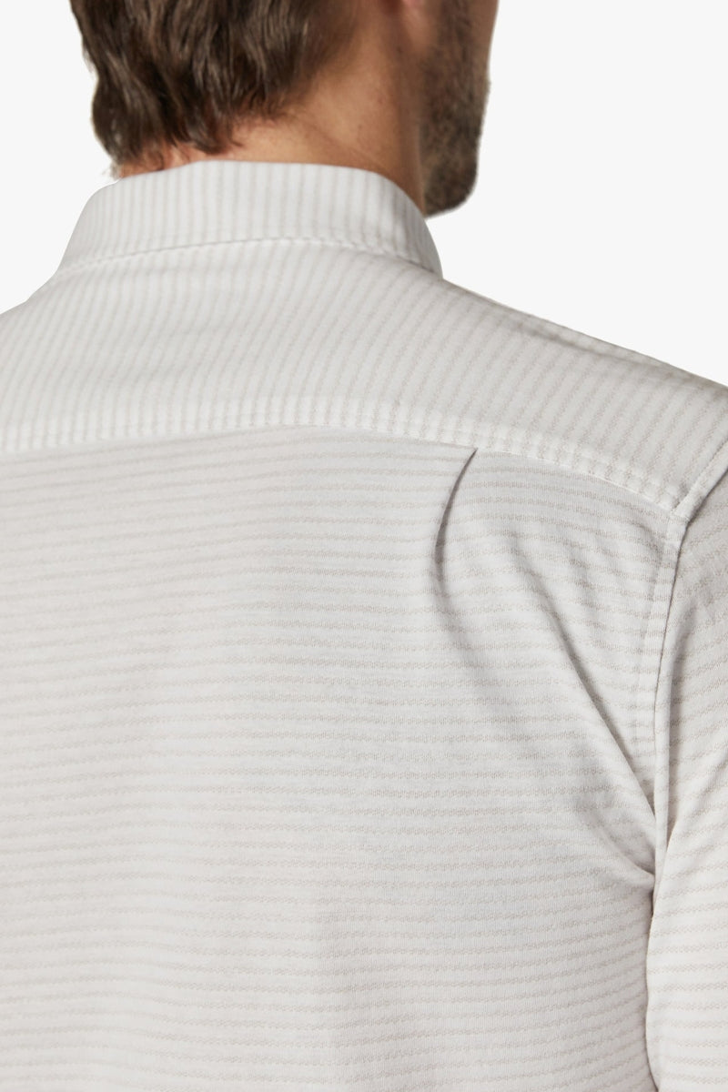 Wholesale,34 Heritage, 34 Heritage Taupe Horizontal Stripe Jacquard Shirt, Tan, Small-42-TagS