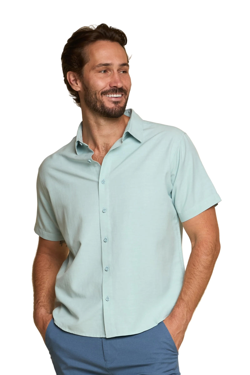 Wholesale,Fundamental Coast, Fundamental Coast Surf Blue Stretch Shirt, Blue, Medium-44-TagMLarge-47-TagLExtra Large-50-TagXL