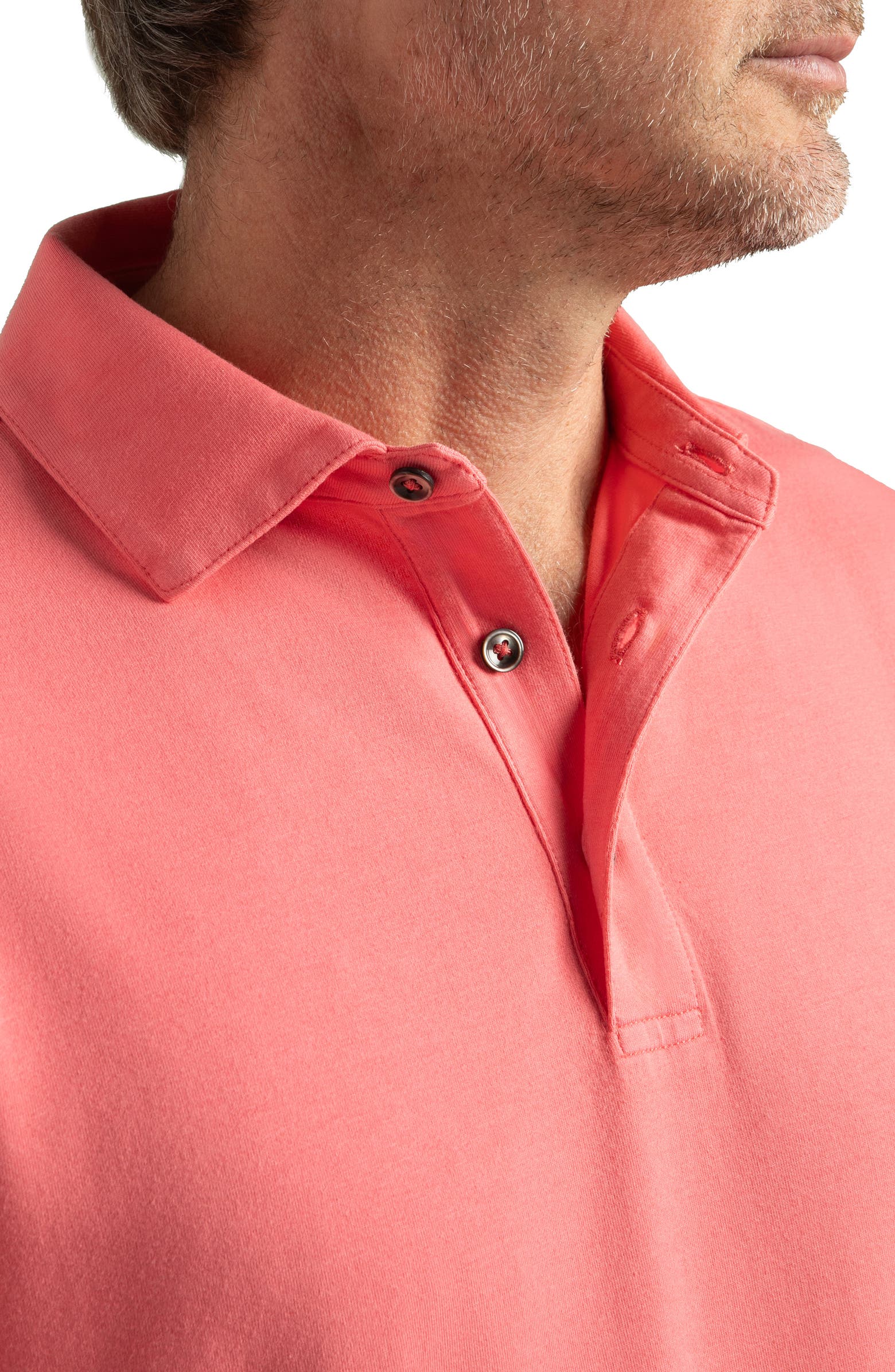 Brand Partner,HyperNatural, HyperNatural Coral Premium Bio-performance Classic Fit Pinehurst Polo, Pink, Medium-43-TagMExtra Large-50-TagXLExtra Extra Large-54-TagXXLLarge-47-TagLSmall-40-TagS