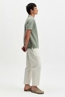 Wholesale,Wax London, Wax London Dark Green Textured Organic Cotton Polo, Green, Medium-43-TagMLarge-45-TagLExtra Large-47-TagXL
