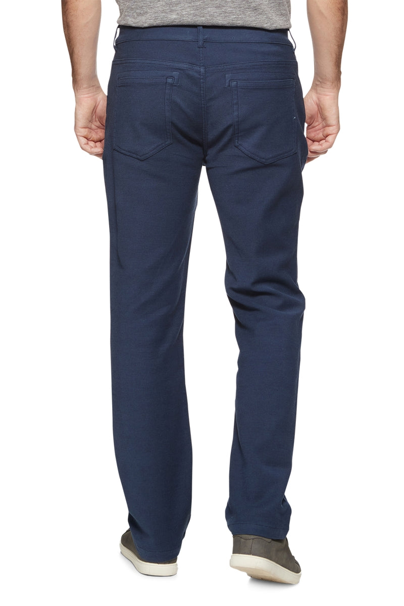 Wholesale,Flag & Anthem, Flag & Anthem Navy Stretch 5-pocket Straight Knit Jeans, Blue, 33W-32L-Tag33