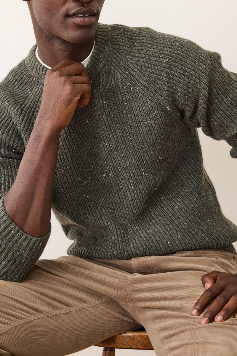 Wholesale,Marine Layer, Marine Layer GreenTextured Merino Wool Blend Sweater, Green, Extra Extra Large-50-TagXXL