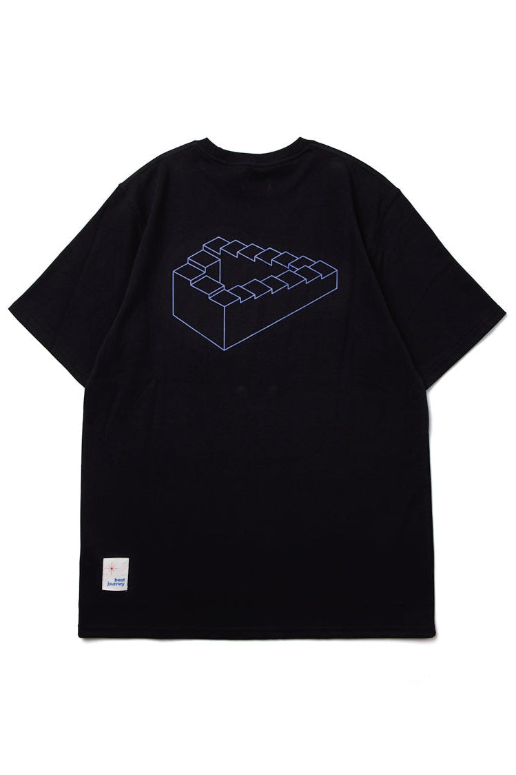 Direct From Brand,HUTCH ASAP, HUTCH Black Cotton Graphic Tee, Black, Medium-43-TagMLarge-45-TagLExtra Extra Large-49-TagXXLSmall-41-TagS