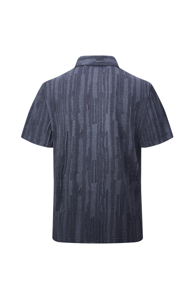 Wholesale,American Heritage, American Heritage Melange Indigo Jacquard Performance Polo, Blue, Small-40-TagSMedium-43-TagMLarge-46-TagLExtra Large-49-TagXLExtra Extra Large-52-TagXXL